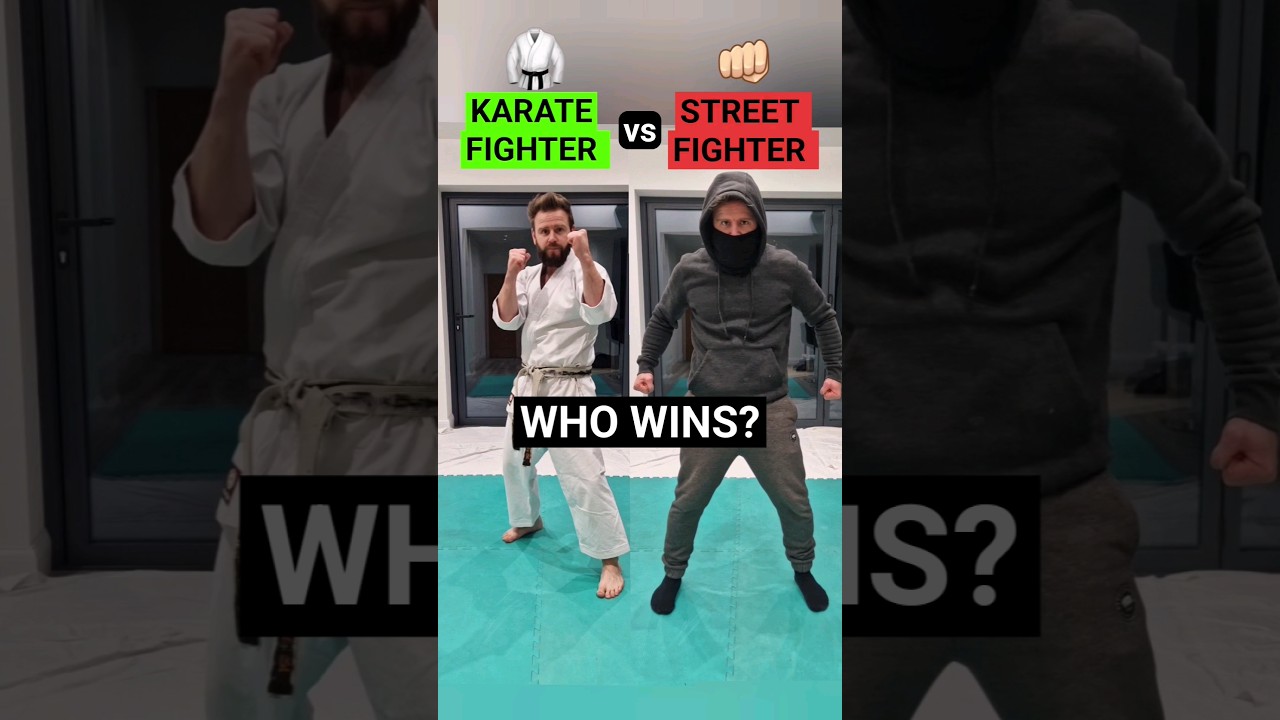 KARATE vs STREET FIGHTER - Who wins? #shorts #viral #karate #mma #combat #martialarts #streetfighter