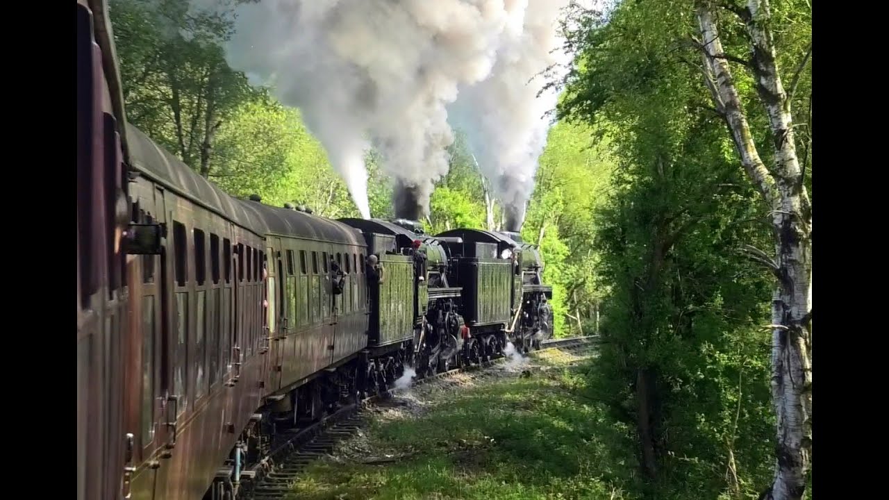 Double S160s STORM up the bank!!!Churnett Valley  4th May 2024