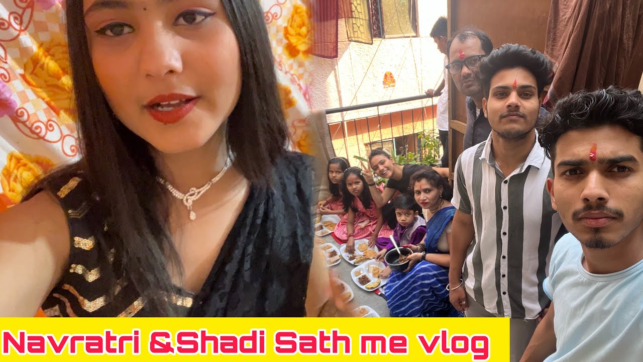 Navratri special vlog🥰!Ritika ने किया शादी में डांस😂! subhash Ritika Vlogs