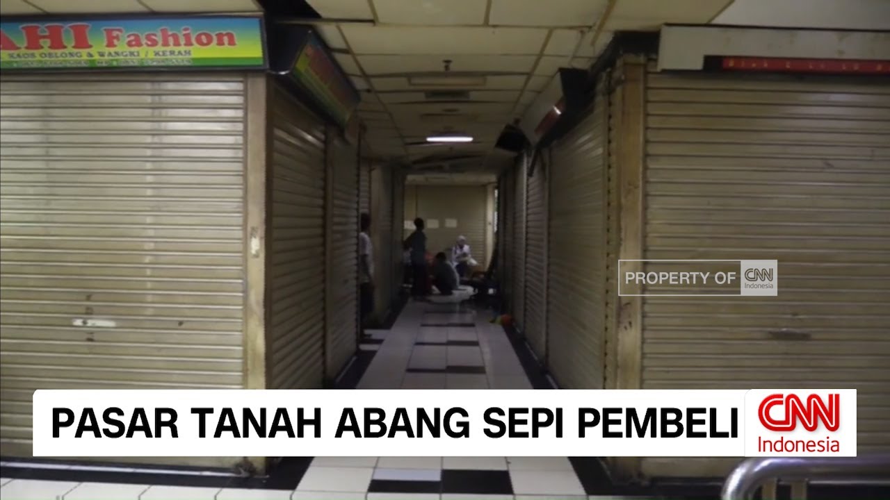 Pasar Tanah Abang Sepi Pembeli