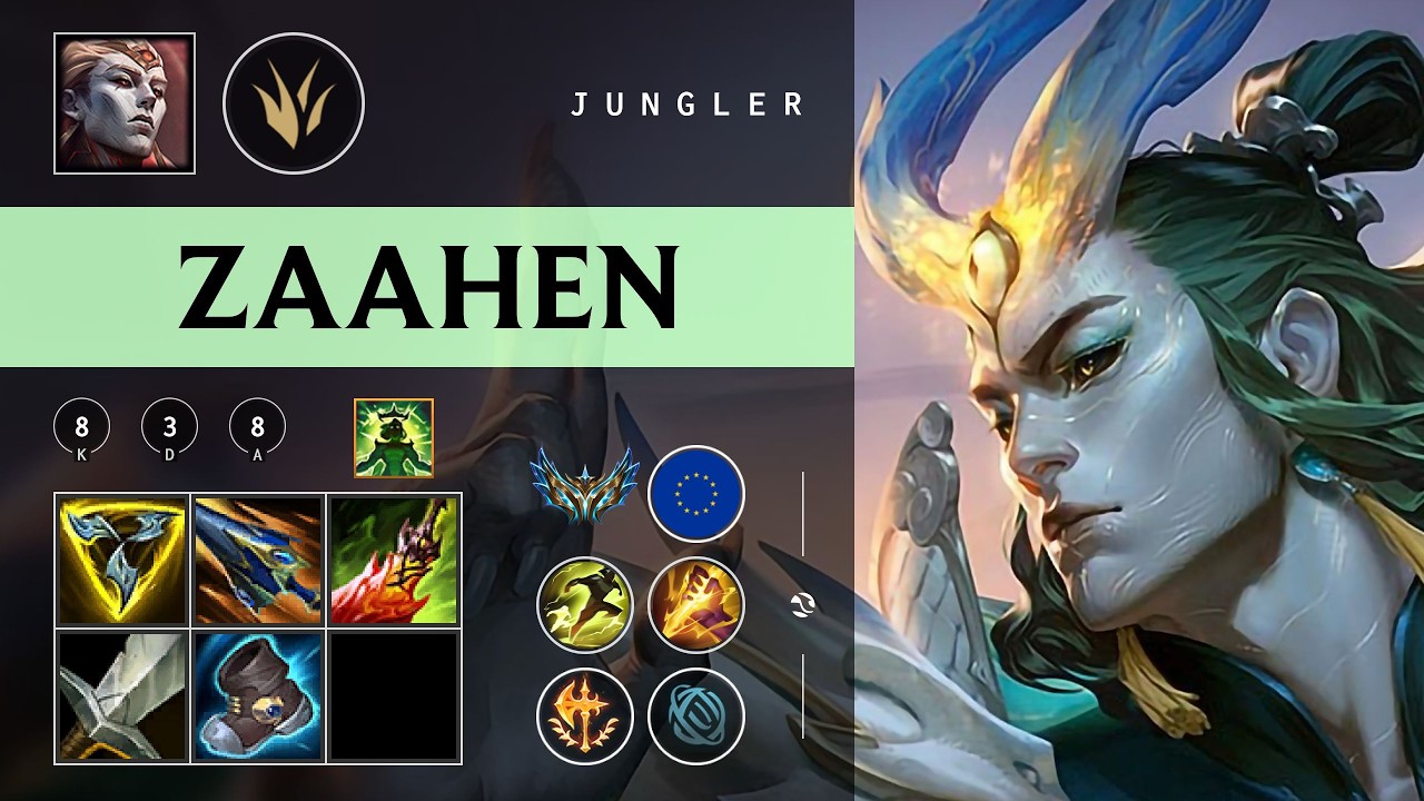 Zaahen Jungle vs Kha'Zix - EUW Challenger Patch 26.04