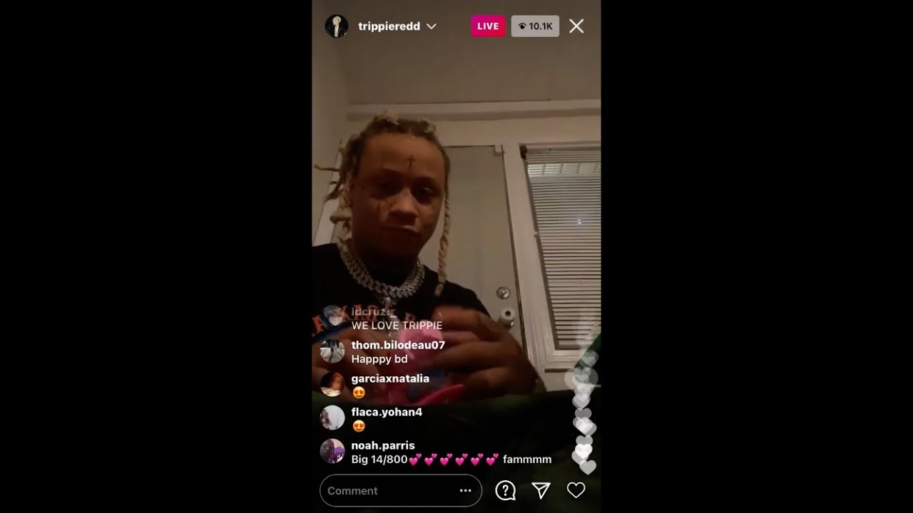 Trippie Redd Instagram Live. 11/23/30