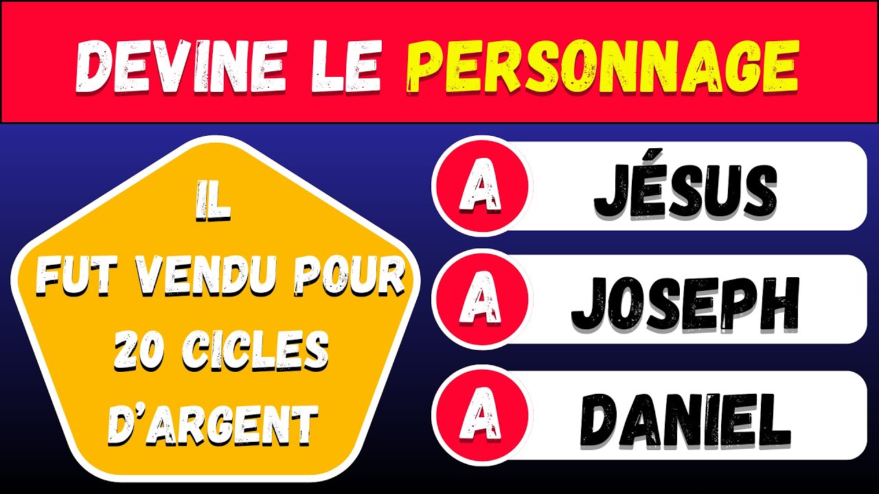 QUIZ BIBLIQUE  | A quel point connais-tu la Bible 🤓📖 🏆? ....