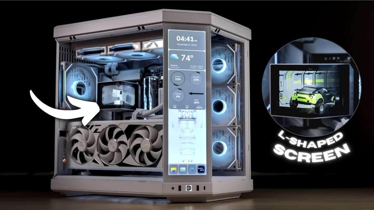 Самый большой экран AIO на сегодняшний день? - TRYX Panorama 360 [HYTE Y70 Touch Infinite PC Build]