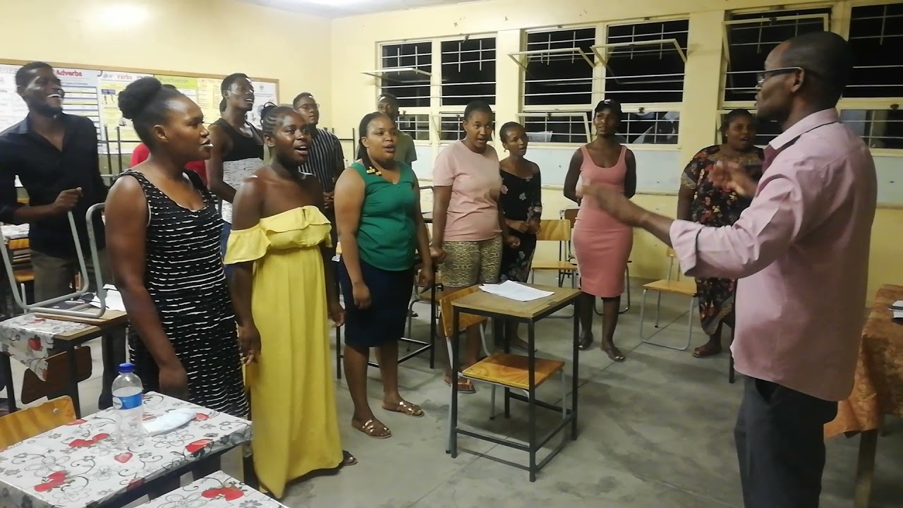 Kavango Regional Youth choir - doing Wizeni Kwa Homba(Come to the King) composed by Gerson Phiri
