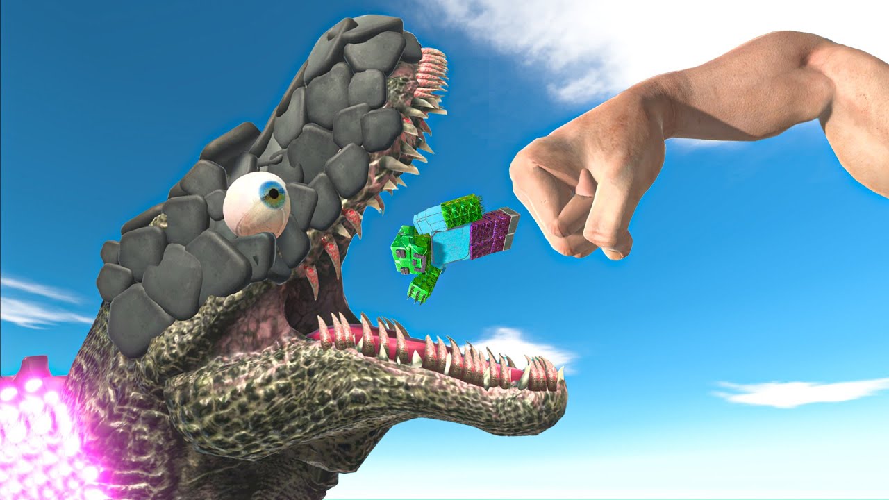 Shin Godzilla and Reach The Evolution Gate - Animal Revolt Battle Simulator