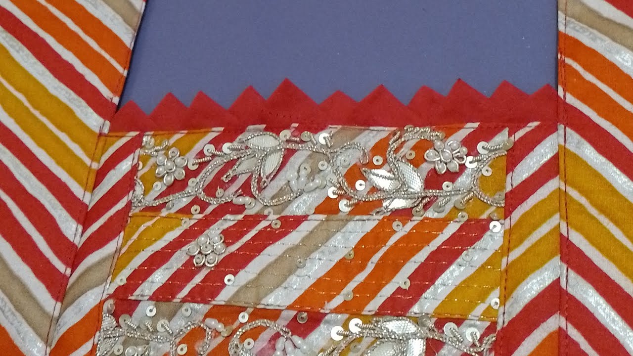 Reuse of remaining lace from the neck design suit #worldofcreation 