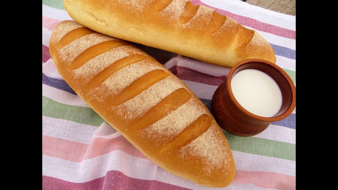 Не покупайте белый хлеб в магазине! Пеките сами! Домашний белый хлеб батон в духовке  Пекарь готовит