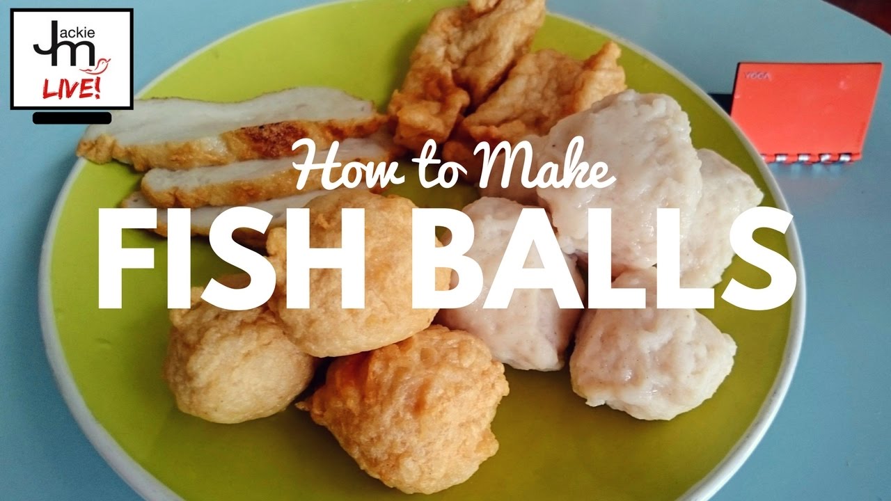 LIVE - How to Make Fish Balls