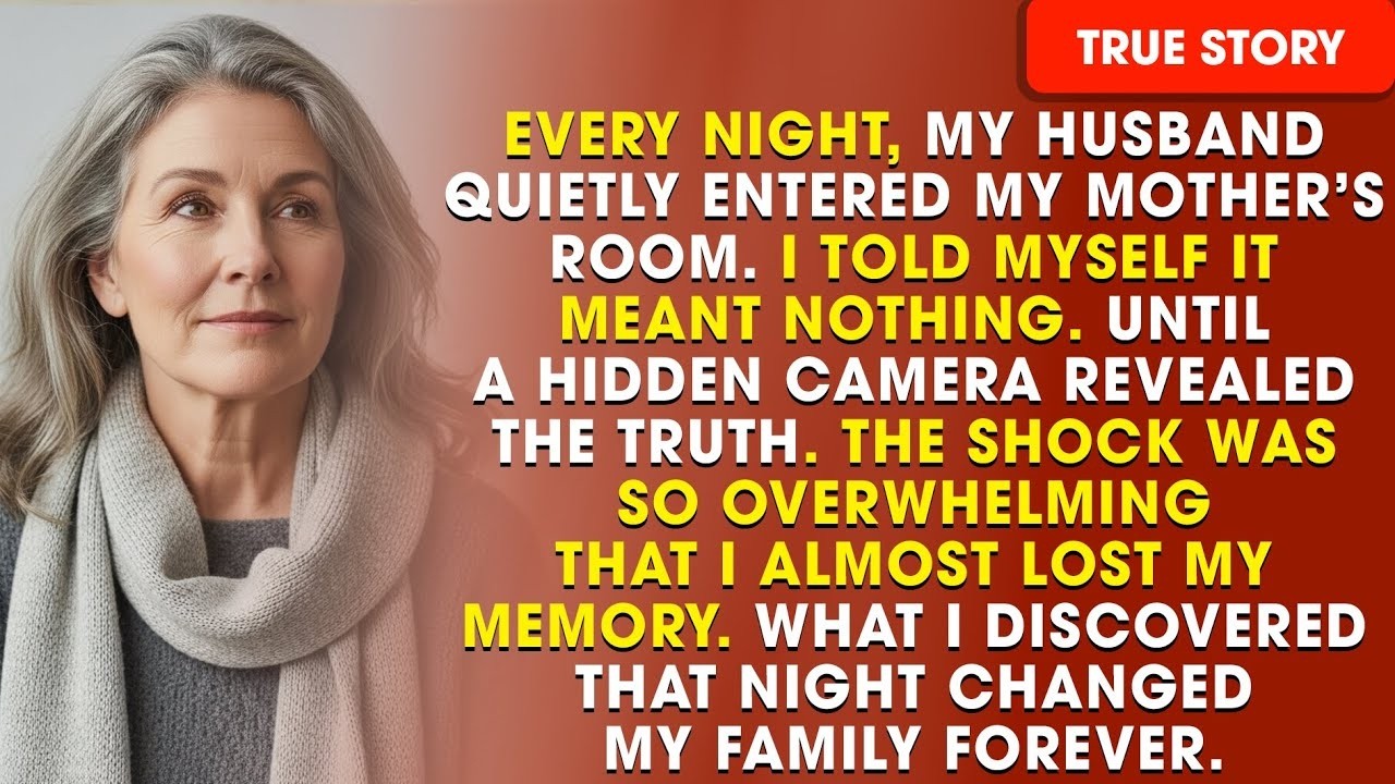 I Put a Camera in My Mom's Bedroom   What My Husband Did at Midnight Made Me Call 911 in Tears 😭