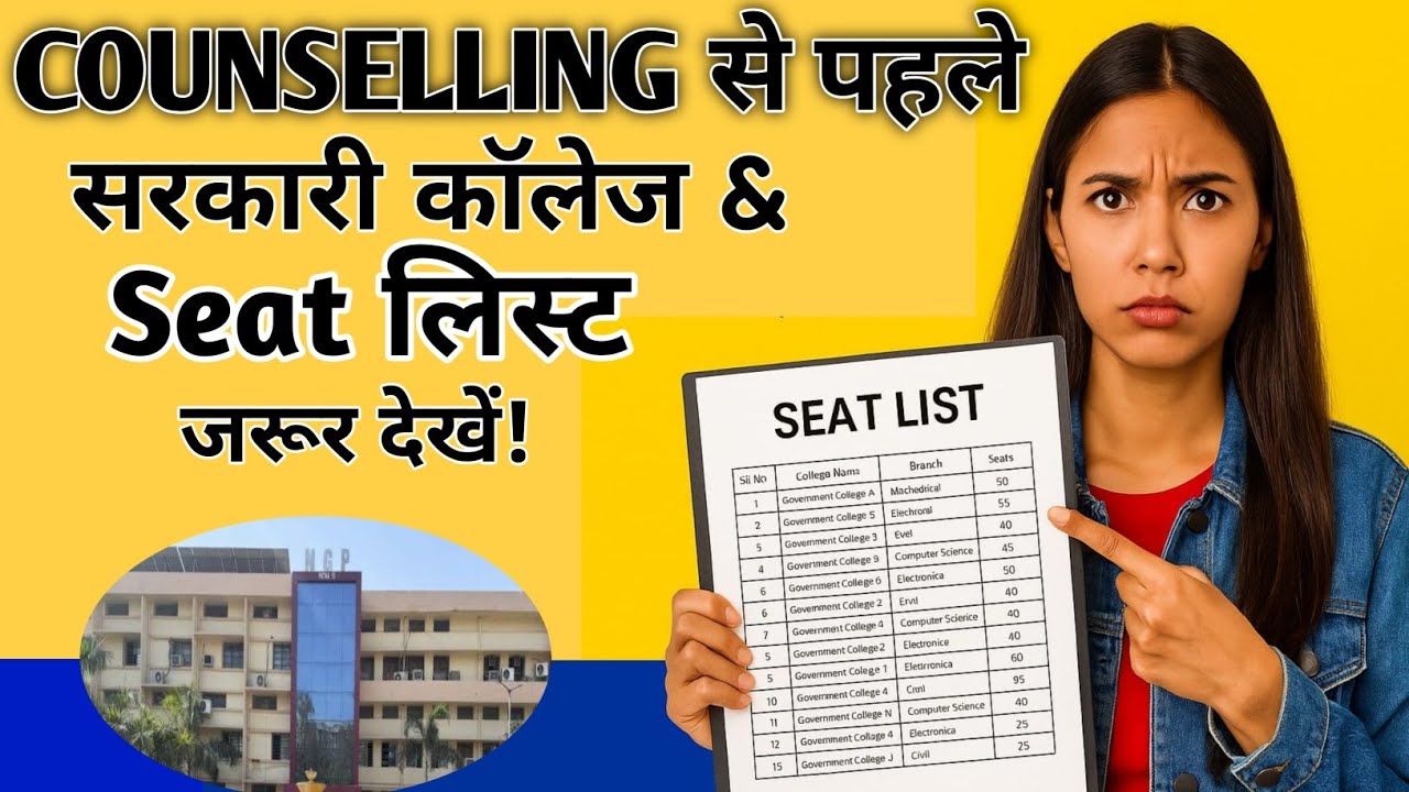 🎓 Bihar Polytechnic 2025 | Government Polytechnic College List | Total Seats & Rank Details.