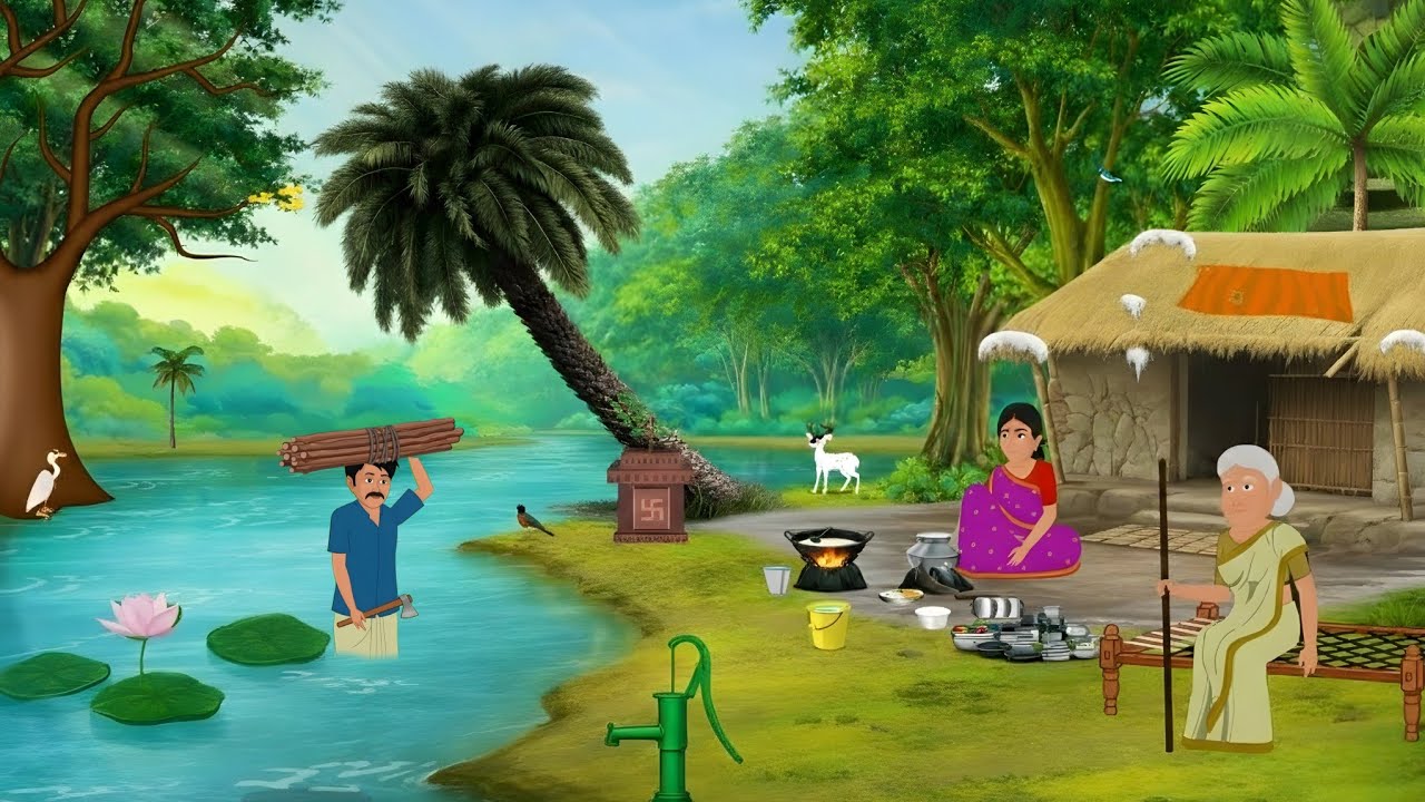 एक गरीब मजदूर की किसमत | Ek Greeb Majdoor Ki kisamt | Hindi Kahani | Moral story | Cartoon 
