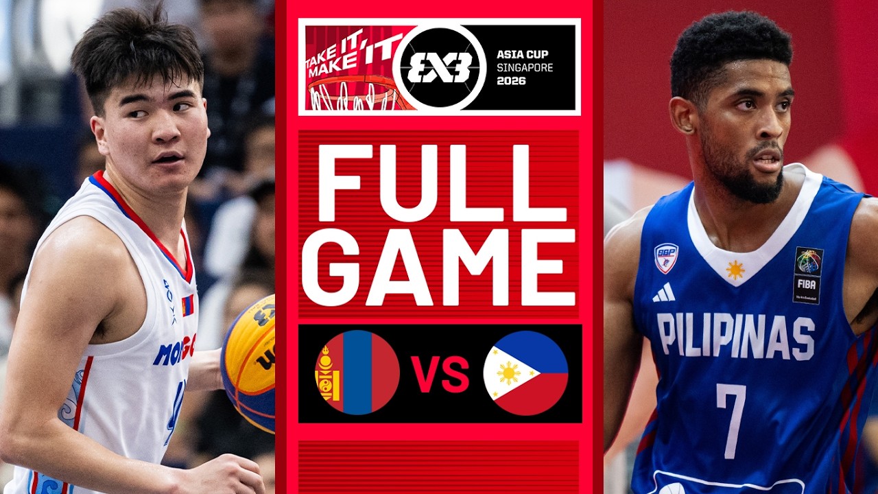 Mongolia 🇲🇳 vs Philippines 🇵🇭 | Men | Full Game | FIBA 3x3 Asia Cup 2026 | #3x3Basketball