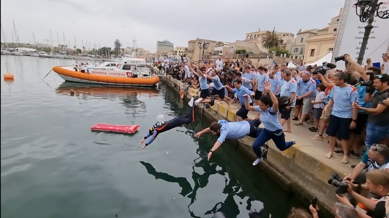 WRC Rally Italia Sardegna 2022 Tanak and  Hyundai team gets winning jump to the sea
