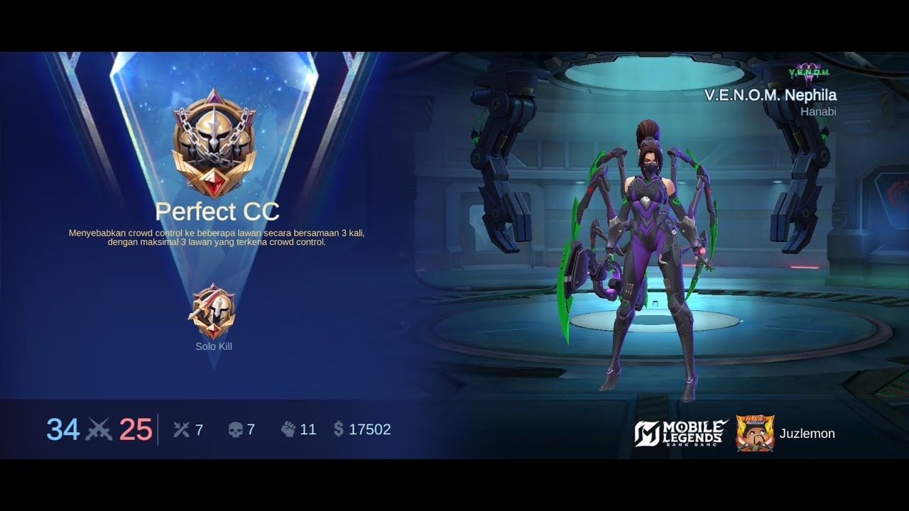Match 45 Hanabi Push Rank MLBB season 39, koc berat banget yah 😱
