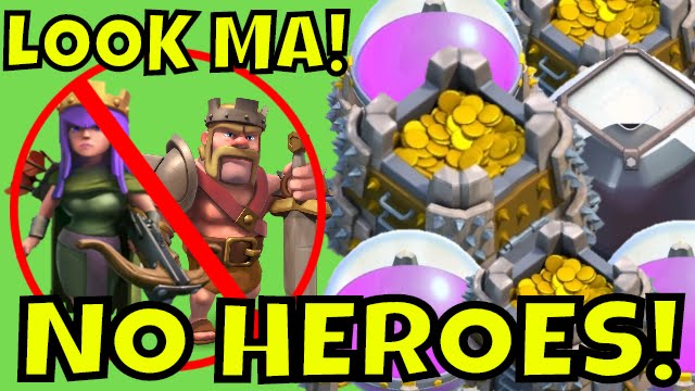 FARMING BIG WITHOUT HEROES | Clash Of Clans | GIANT + HEALER + VALKYRIE Farming