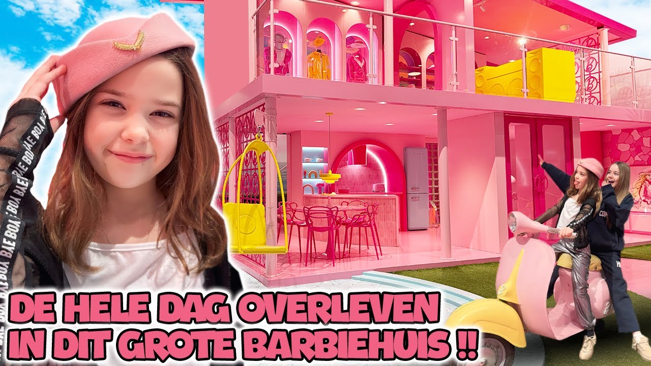 PIP GAAT 24 UUR IN DIT GROTE BARBIEHUIS WONEN !!