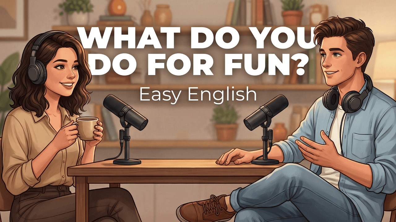 Easy English Conversation – Hobbies & Free Time