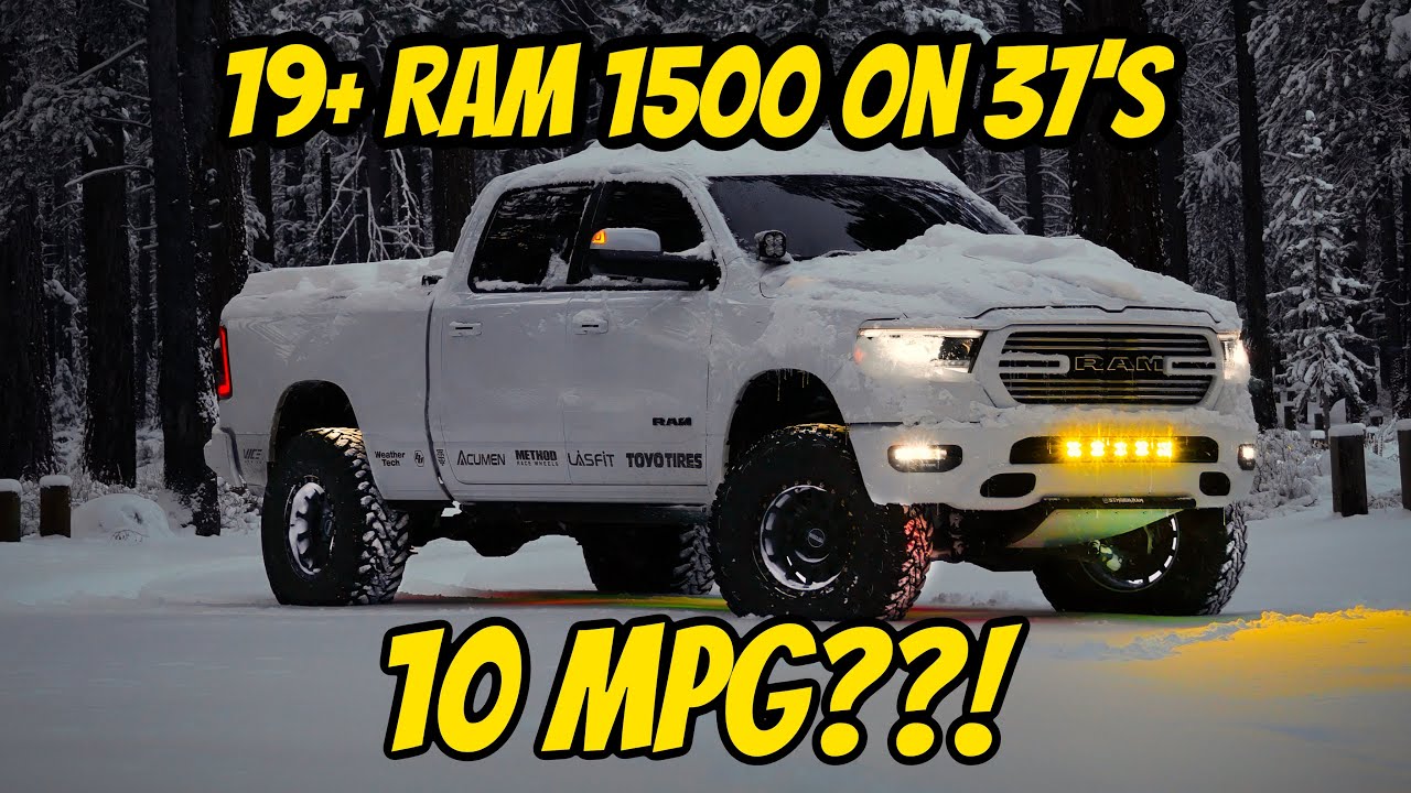 2019+ Ram 1500 MPG on 37s vs 35s…how bad is it??