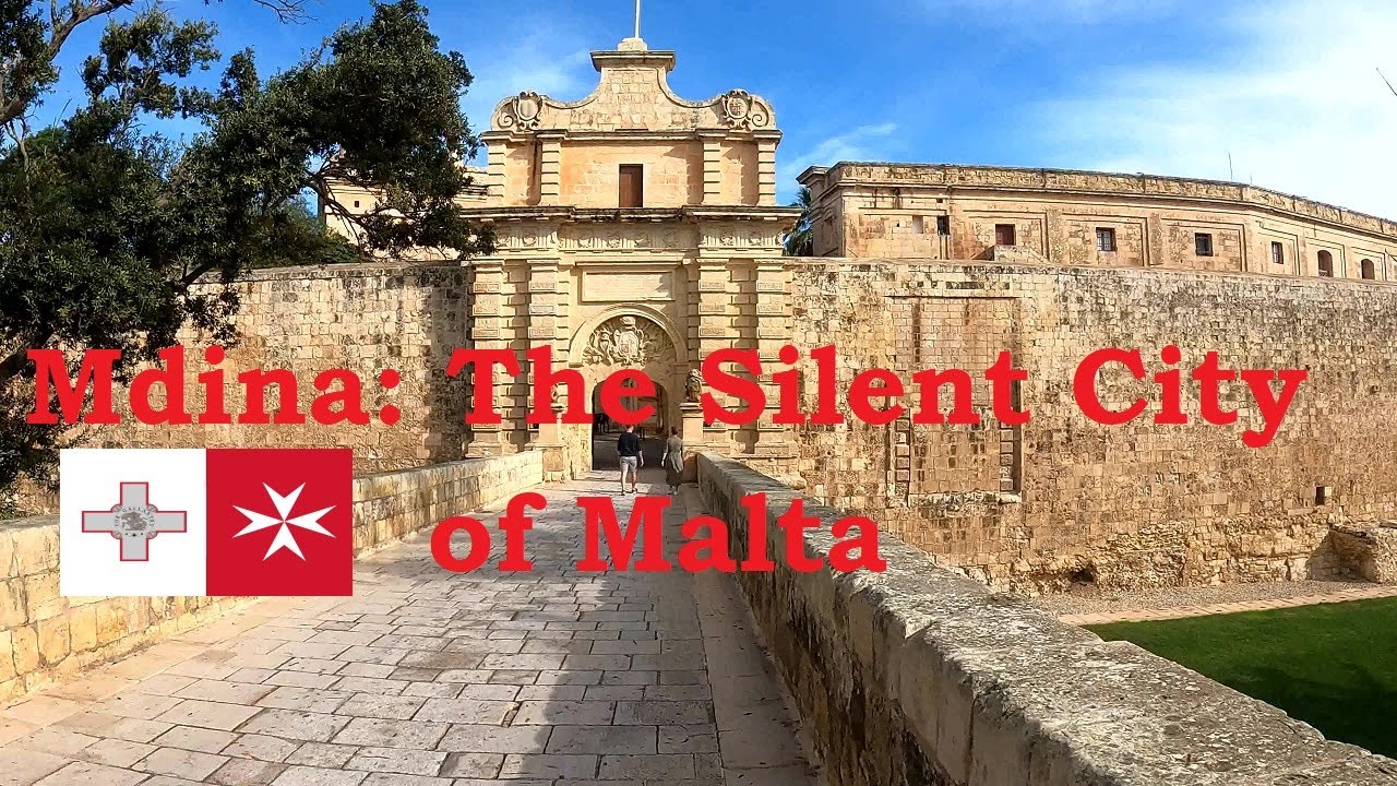 🇲🇹 Mdina: The Silent City of Malta - 4k walking tour