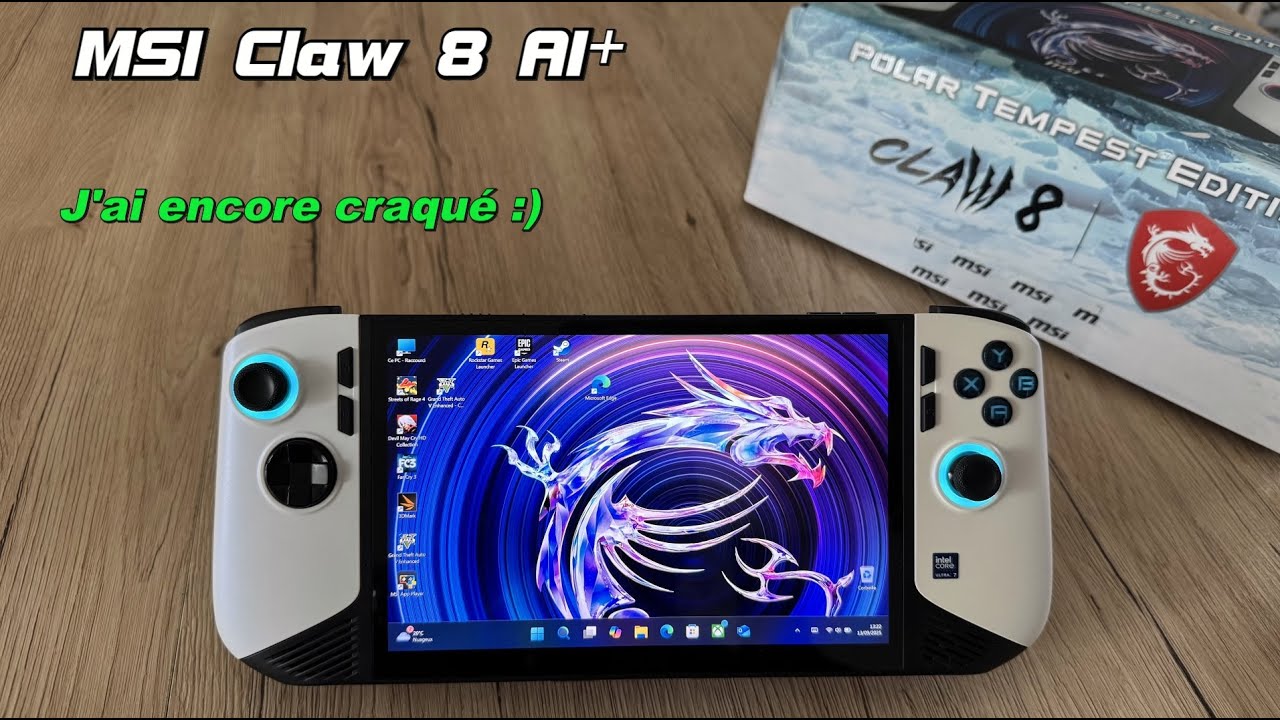 msi claw 8 ai + j'ai encore craqué