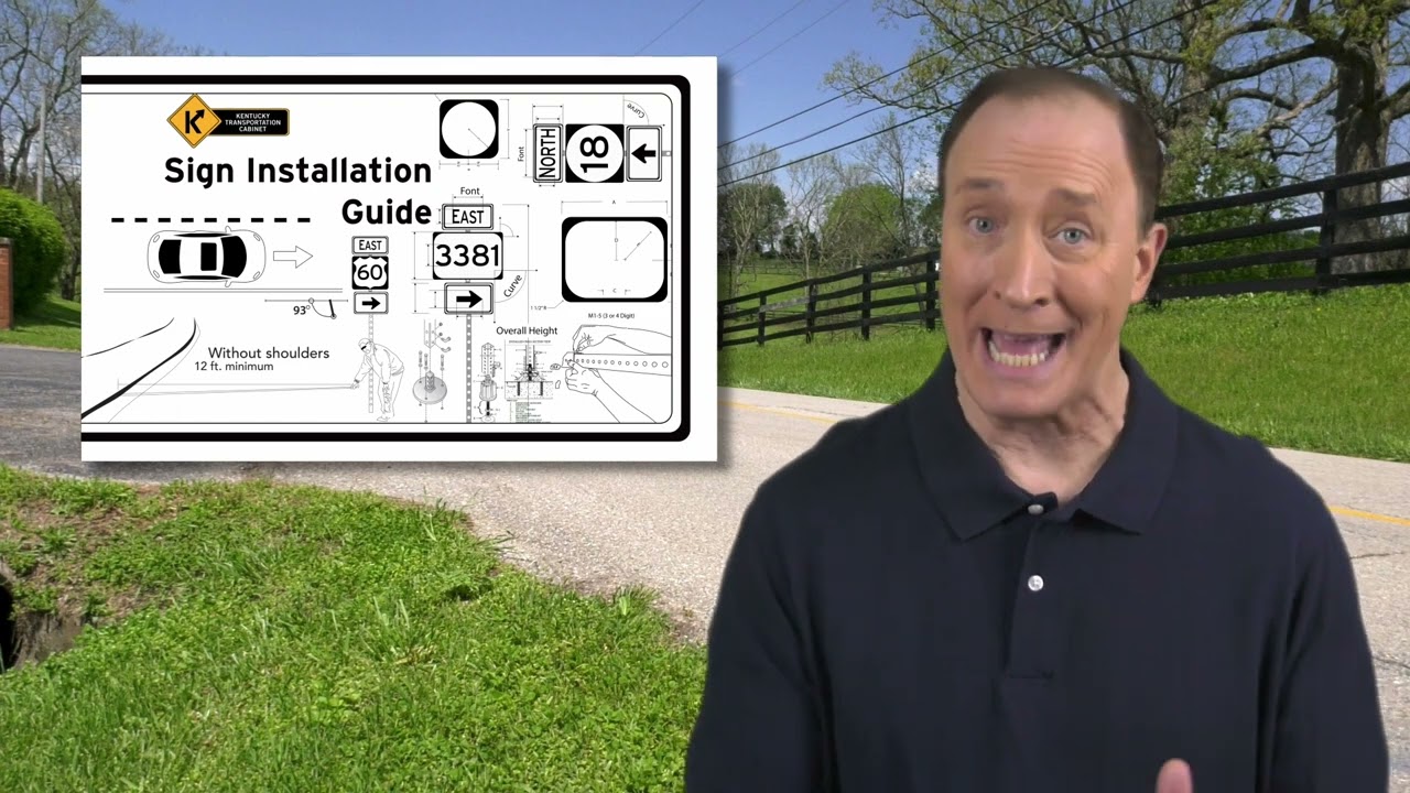 Kentucky LTAP Road Safety Video - Proper Installation of Signs and Sign Supports