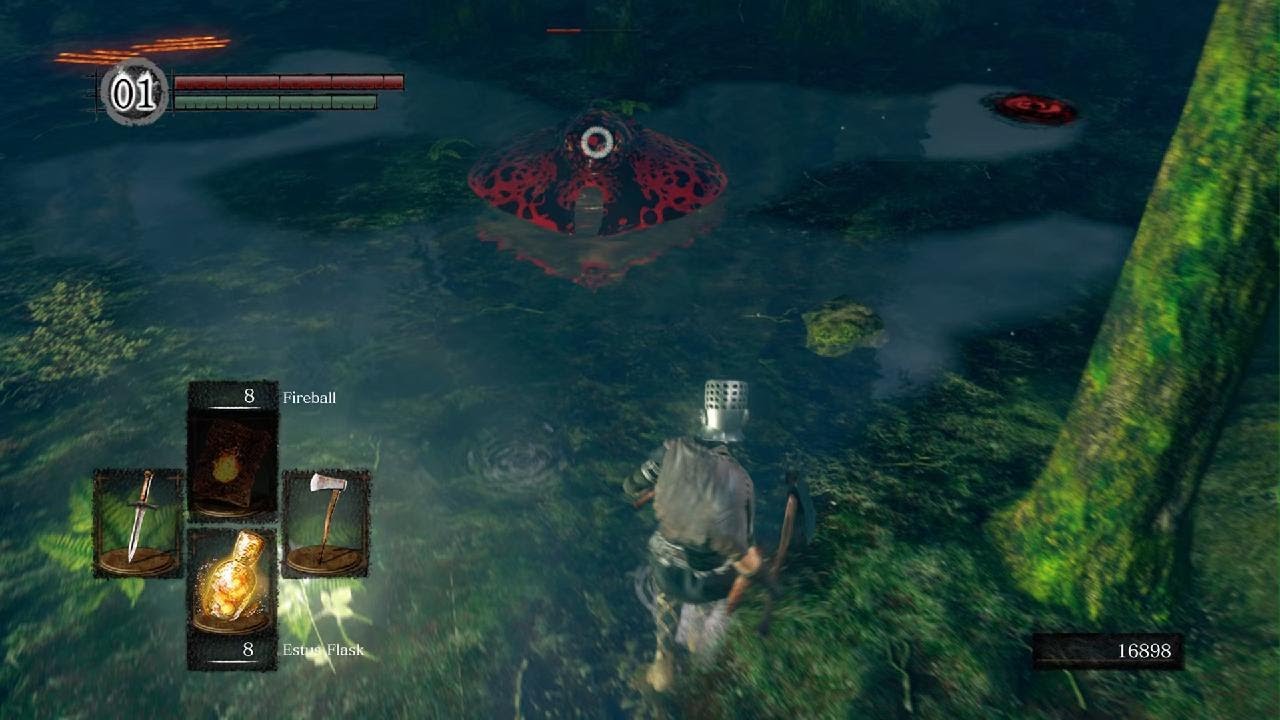 DARK SOULS: REMASTERED 12/22/20 Demonstration of Frogray Aquatic Actions