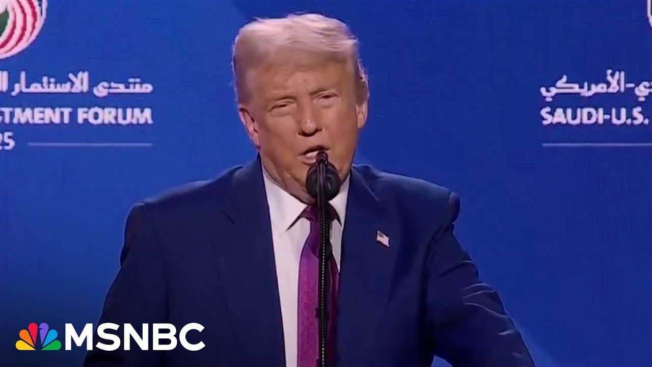‘Corruption in plain sight’: Trump’s gulf nation tour shows how little he cares for political norms