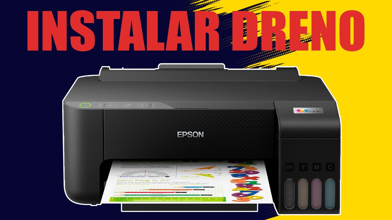Consertando Vazamento de Tinta, Limpando a Impressora e Instalando Dreno na Epson L1250
