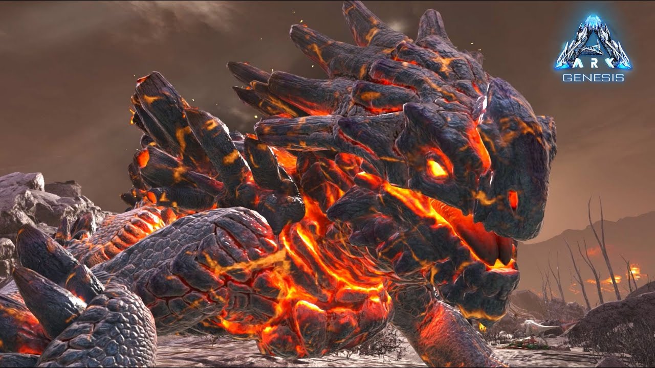 火山の王 新恐竜「マグマサウルス」が強すぎた ... - ARK Genesis - ゆっくり実況 #8【アーク ジェネシス】