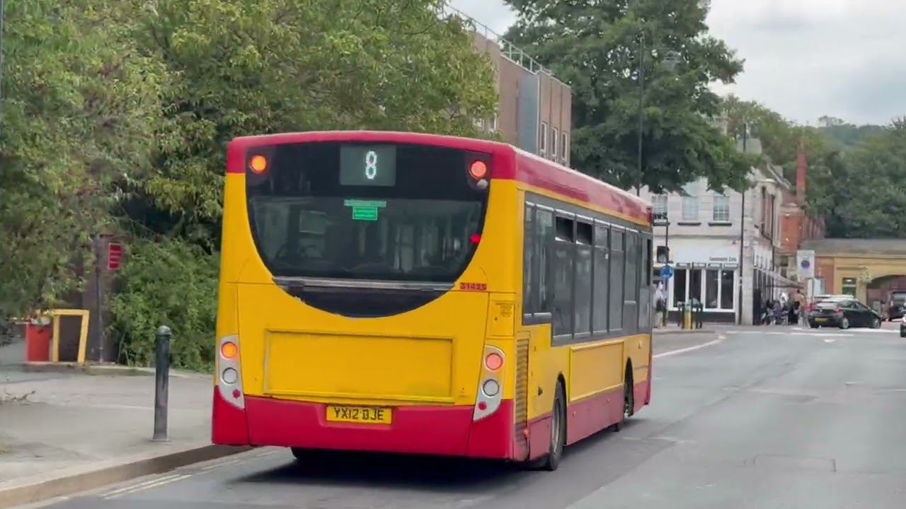 Burton Upon Trent Buses scenes on 23/08/2025