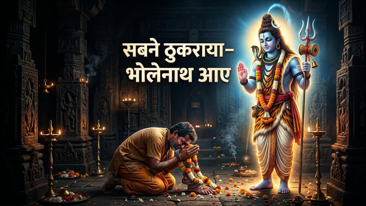 जब दुनिया ने ठुकराया तब भोलेनाथ आए 😭 | Heart Touching Shiv Bhajan | Mahadev Bhakti Song