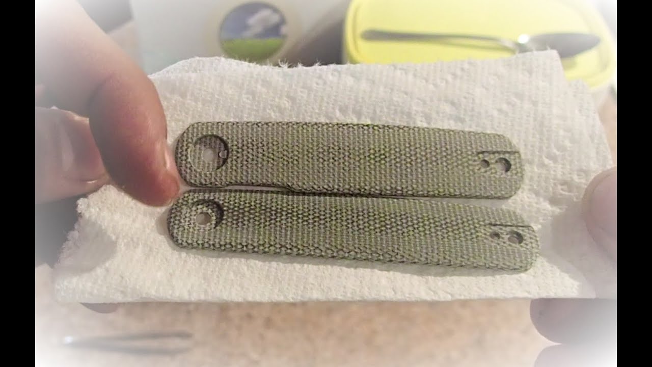 How to Bleach Micarta and G-10 (are your scales not grippy)