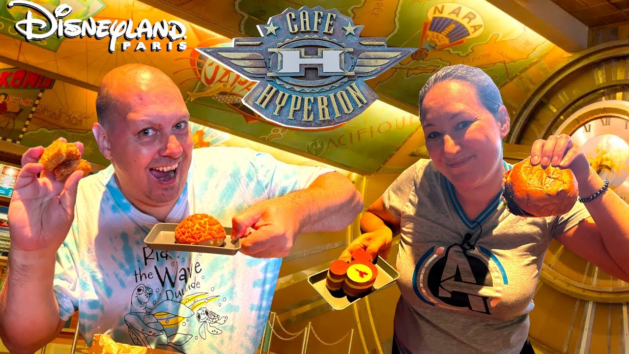 ON DECOUVRE LE RESTAURANT CAFE HYPERION A DISNEYLAND PARIS