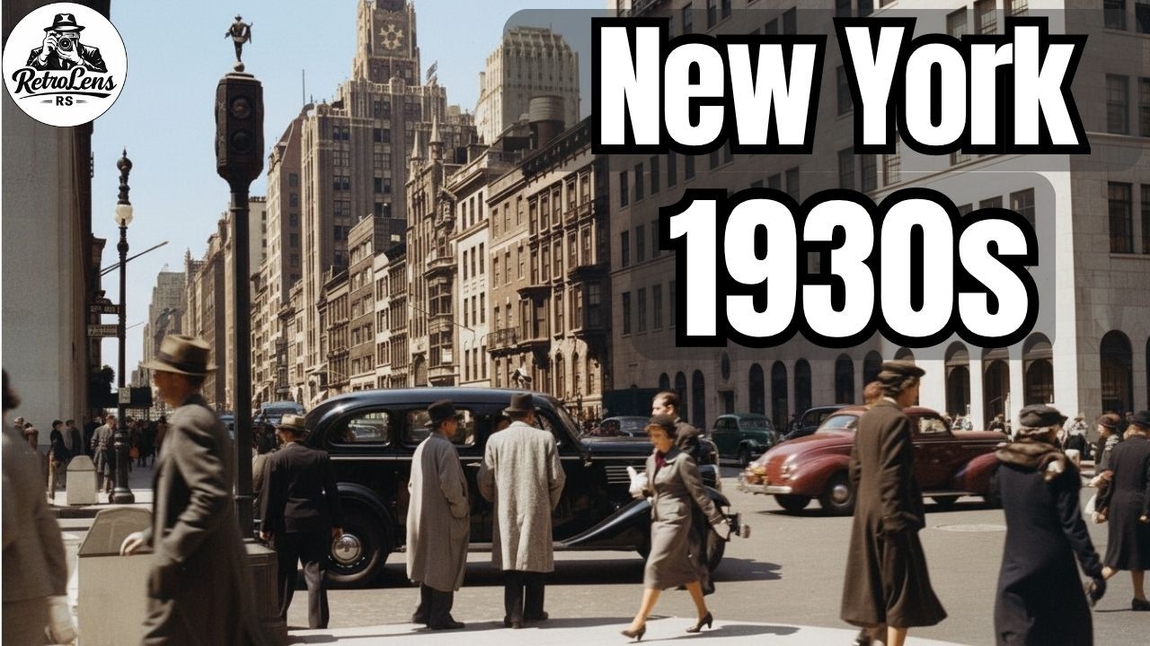 New York 1930s Before Everything Changed Forever | Restored by RetroLens RS