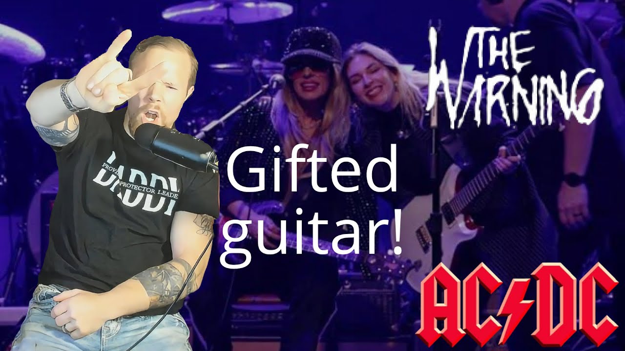 Tore it Up! The Warning's Dani wins a new guitar! Back in Black Cover!