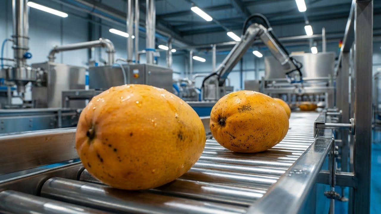 How Mangoes Are Washed, Sorted & Packed for Export | Inside the Factory