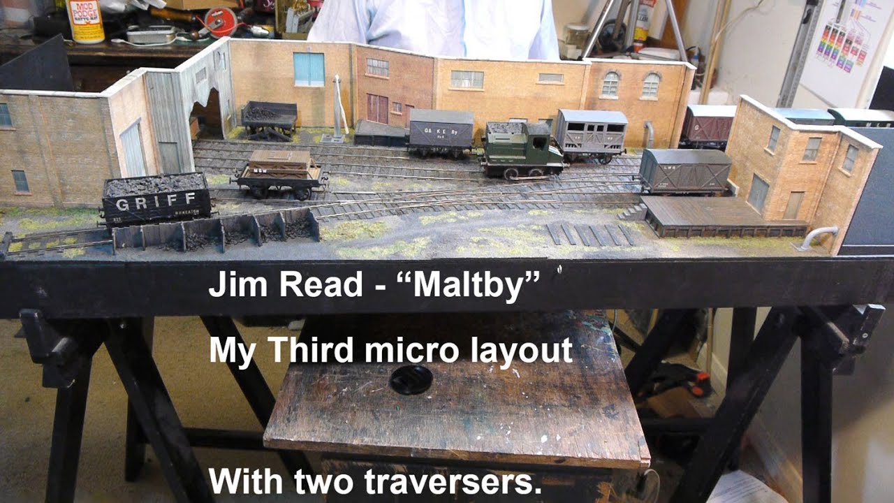 Maltby O Gauge light railway micro layout in 55x18