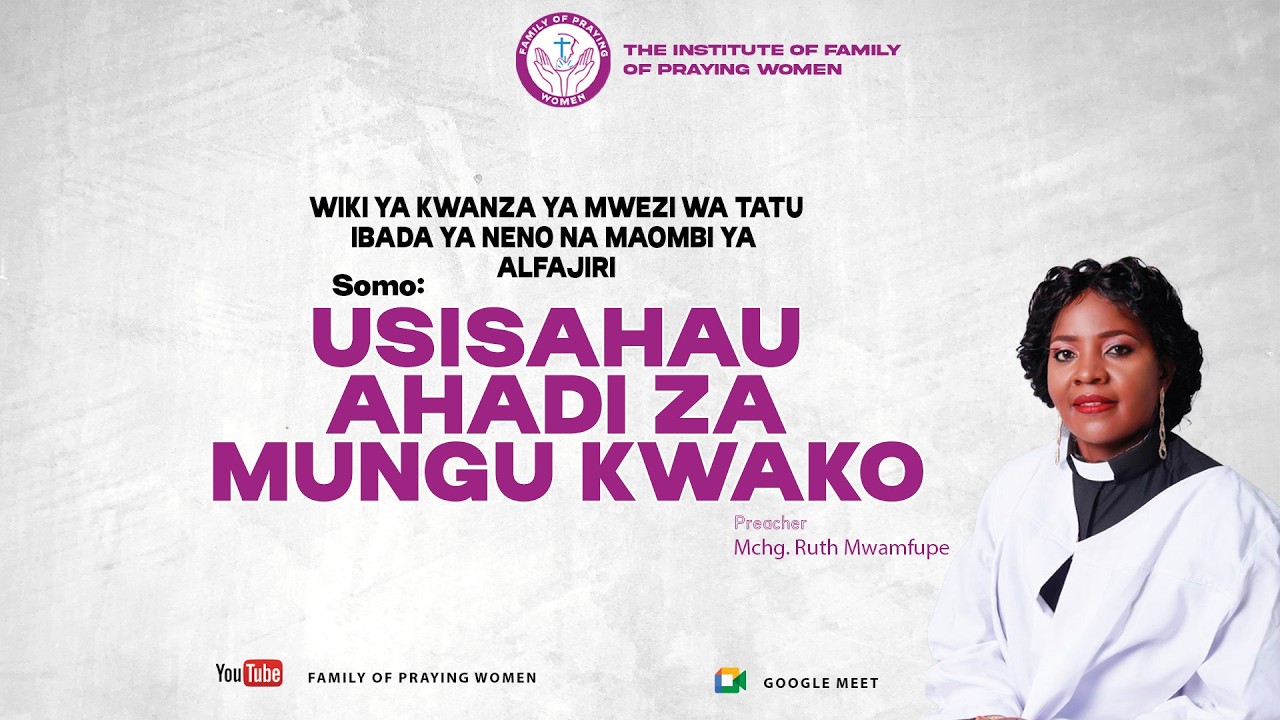 DAY 4: USISAHAU AHADI ZA MUNGU WAKO  05 MARCH 2026