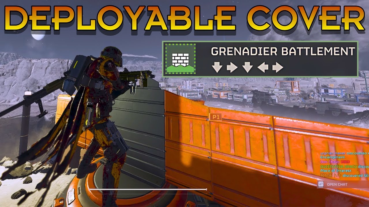 Helldivers 2 - spamming grenades with the new battlement stratagem
