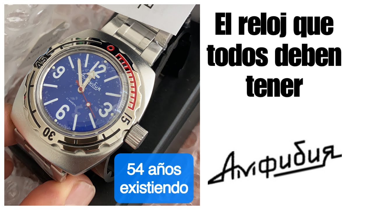 Un reloj que no debe faltar en tu colección -Vostok Amphibia-