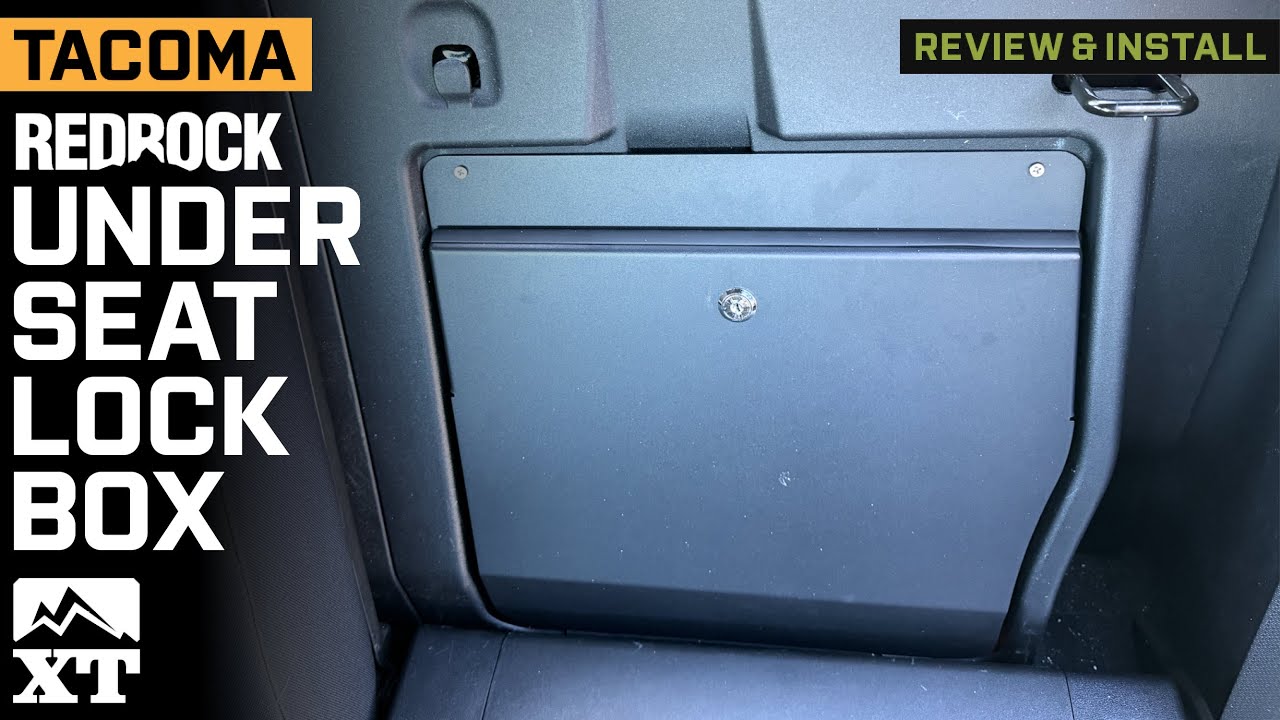 2016-2023 Tacoma RedRock Under Seat Lock Box Review & Install