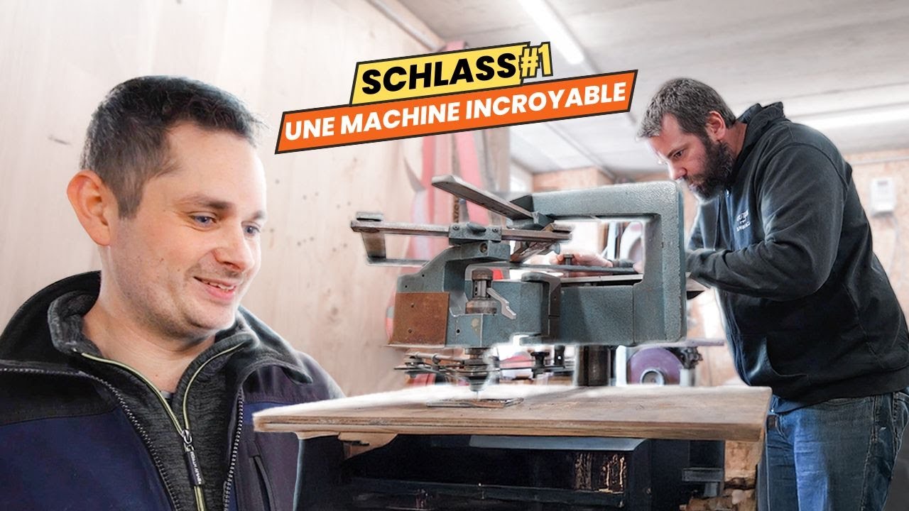 SCHLASS EP01 - MAXIME TROHEL FABRIQUE DES COUTEAUX AVEC SA FRAISEUSE À PANTOGRAPHE