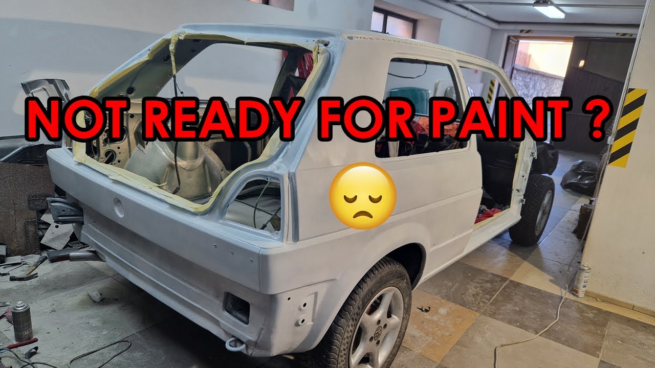 Preparing Golf MK2 GTD body for paint