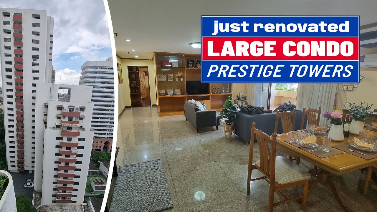 Renovated Large Condo on Sukhumvit 23 - Bangkok Property Tour