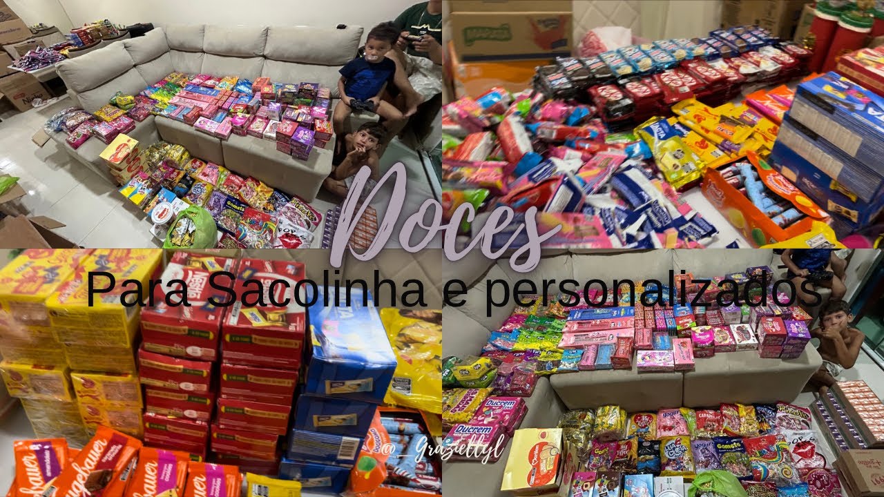 Doces de festa para Sacolinhas e Personalizados