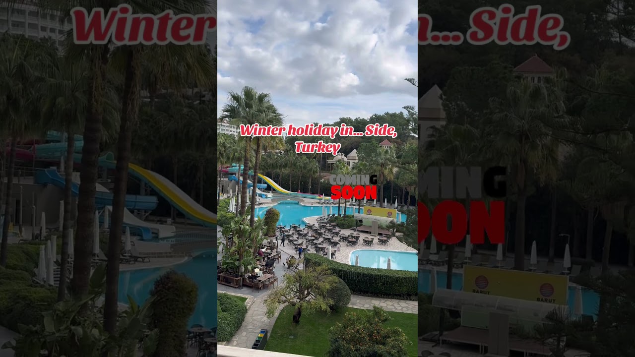 We spent a week in Turkey in Jan 2026. #familytravel #winterholiday #side #turkey @BarutHotels