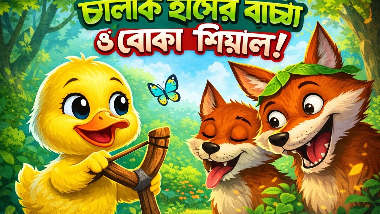 চালাক হাঁসের ছানা এবং বোকা শিয়াল