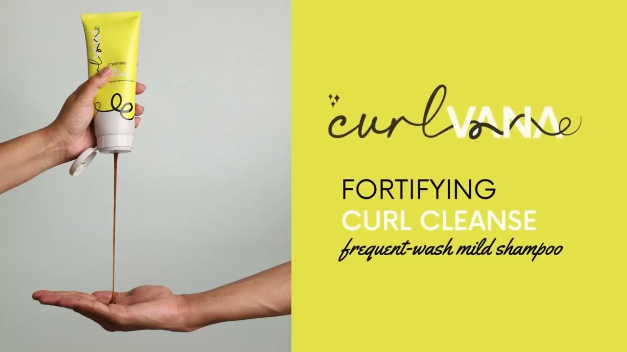 Finally! A Gentle and Non-Drying Curl Shampoo| Fortifying Curl Cleanse Shampoo | Curlvana
