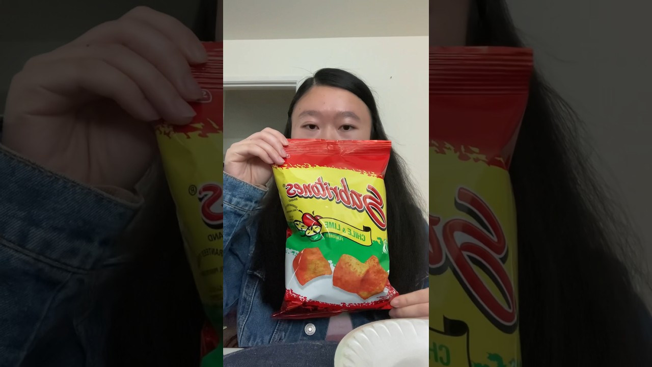 I Try Sabritones for the FIRST Time #foodreview #shorts #mukbang